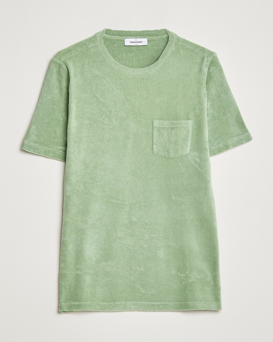 Herren | T-Shirts | Gran Sasso | Cotton Terry Tee Green