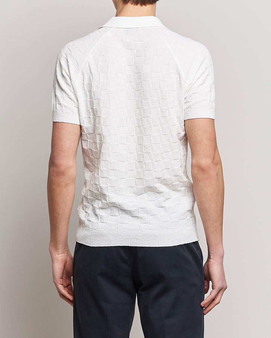Herren | Poloshirts | Gran Sasso | Structured Terry Polo White
