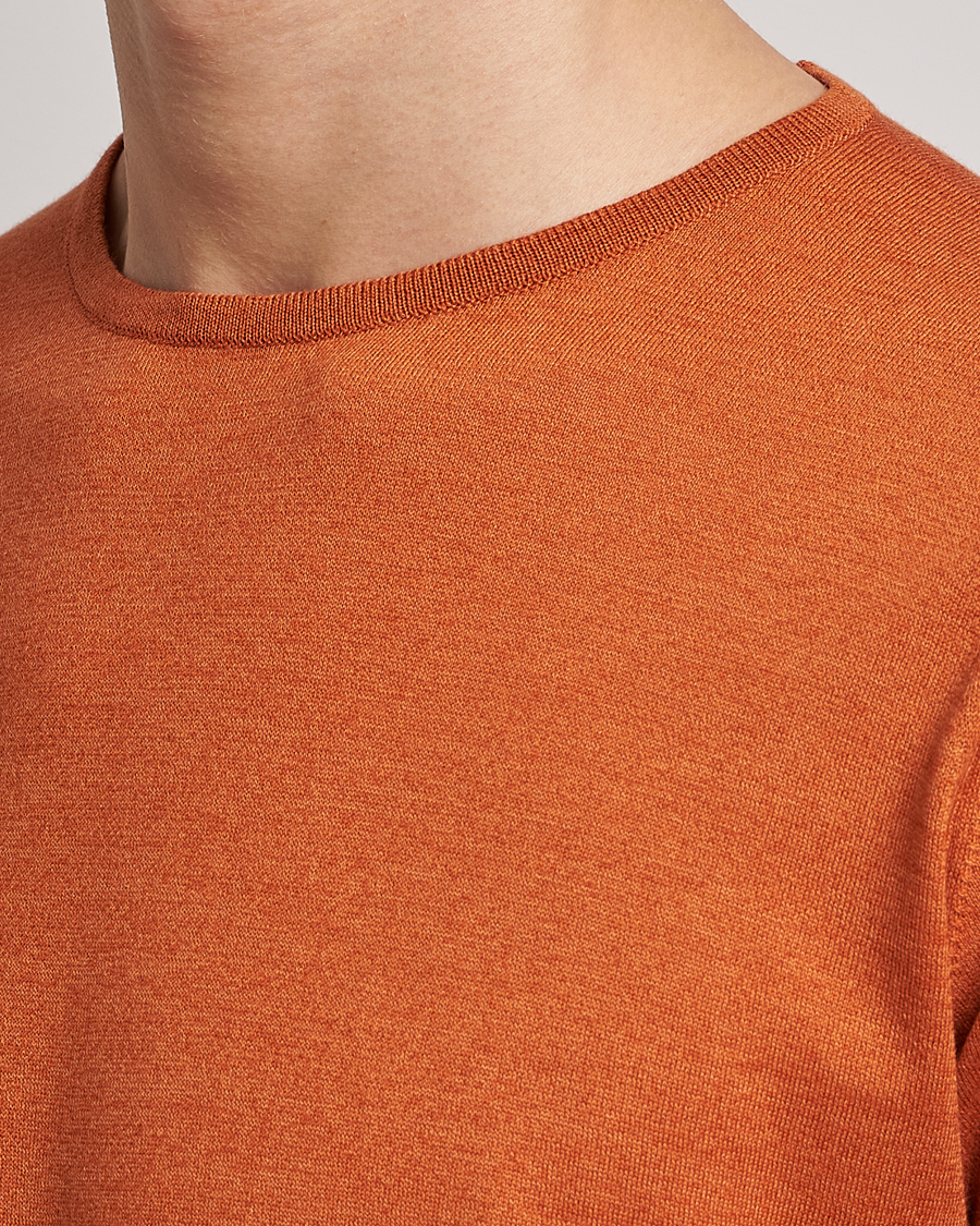 Herren | T-Shirts | John Smedley | Belden Wool/Cotton T-Shirt Amber