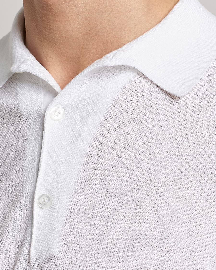 Herren | Poloshirts | John Smedley | Roth Structured Pique White