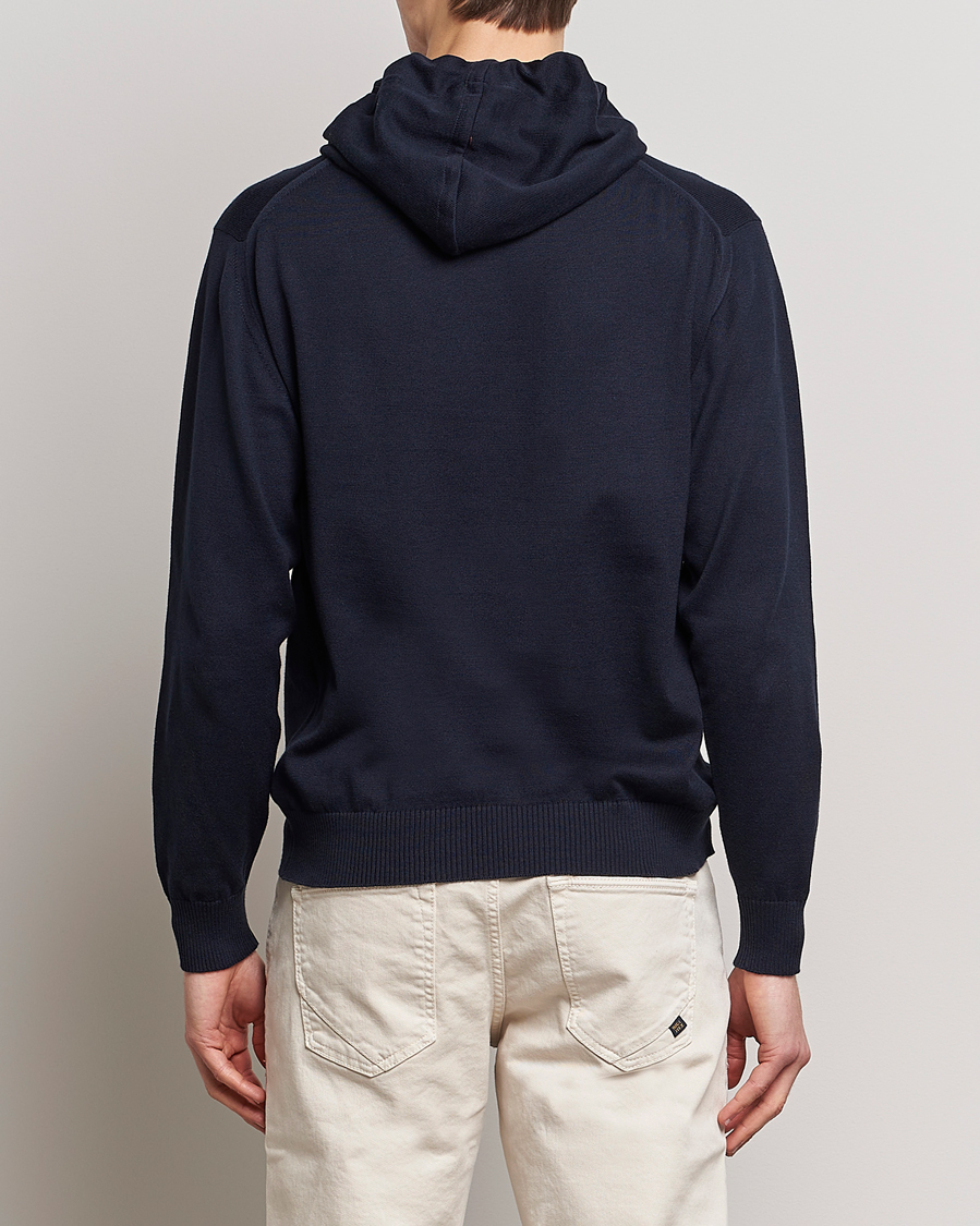 Herren | Pullover | John Smedley | Sundown Sea Island Hoodie Navy