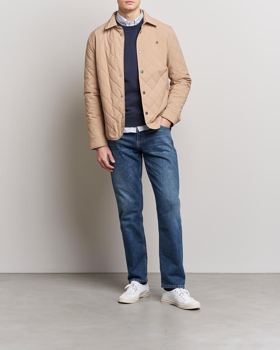 Herren | Jacken | Morris | Dunham Quilted Jacket Beige