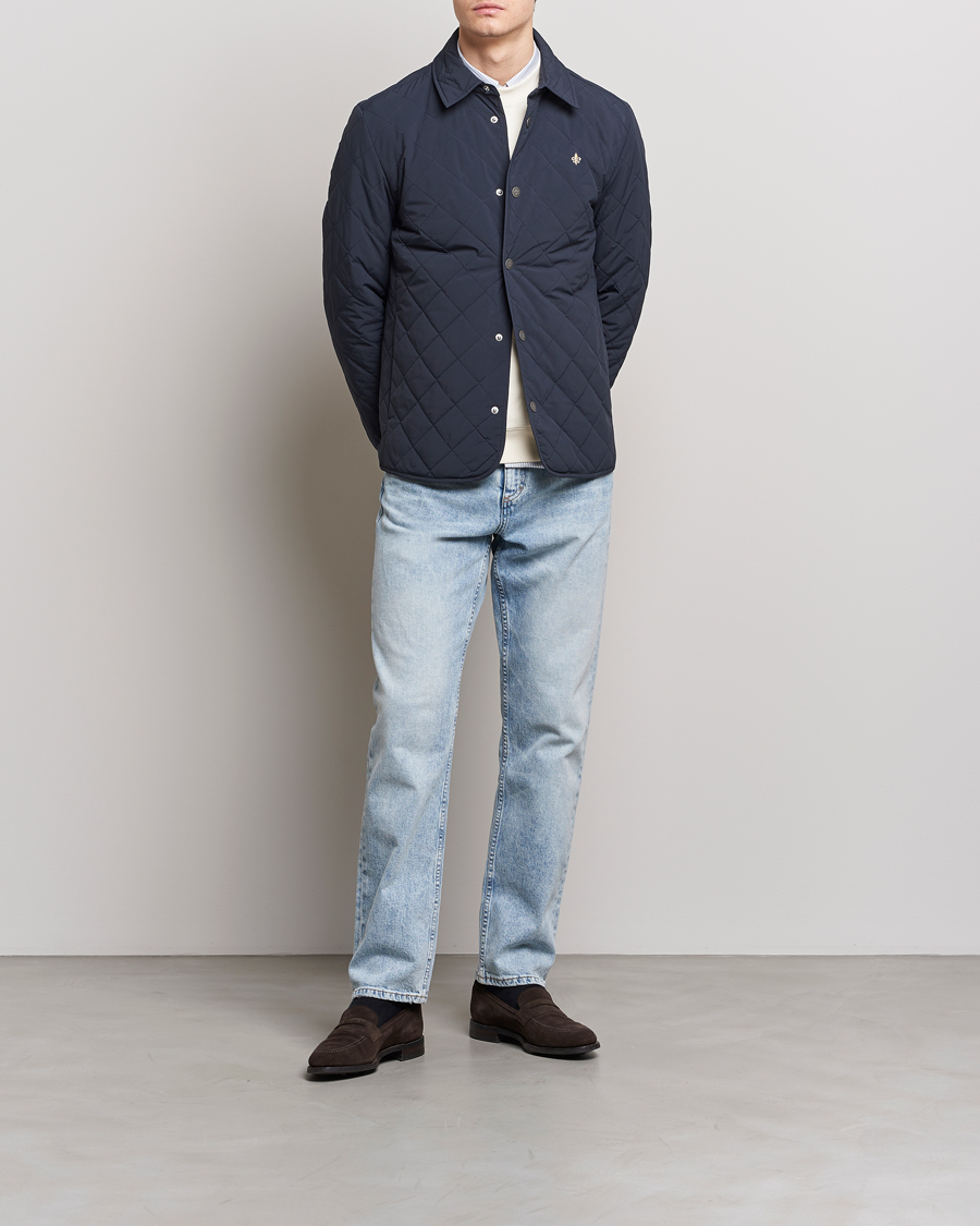 Herren | Jacken | Morris | Dunham Quilted Jacket Old blue