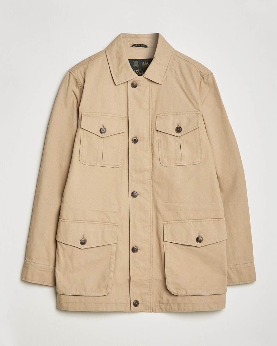 Herren | Jacken | Morris | Amira Cotton Sand Field Jacket Beige