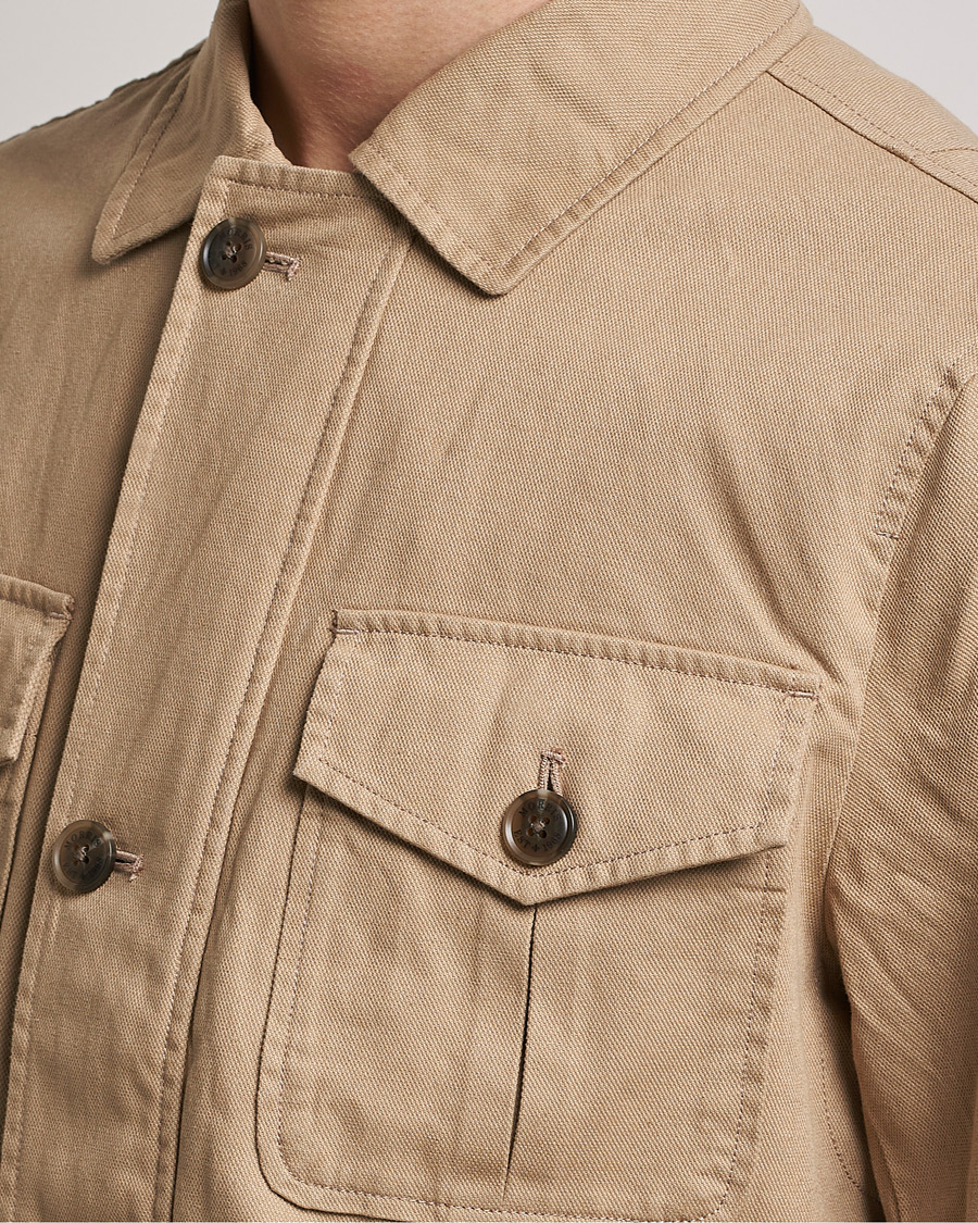 Herren | Jacken | Morris | Amira Cotton Sand Field Jacket Beige