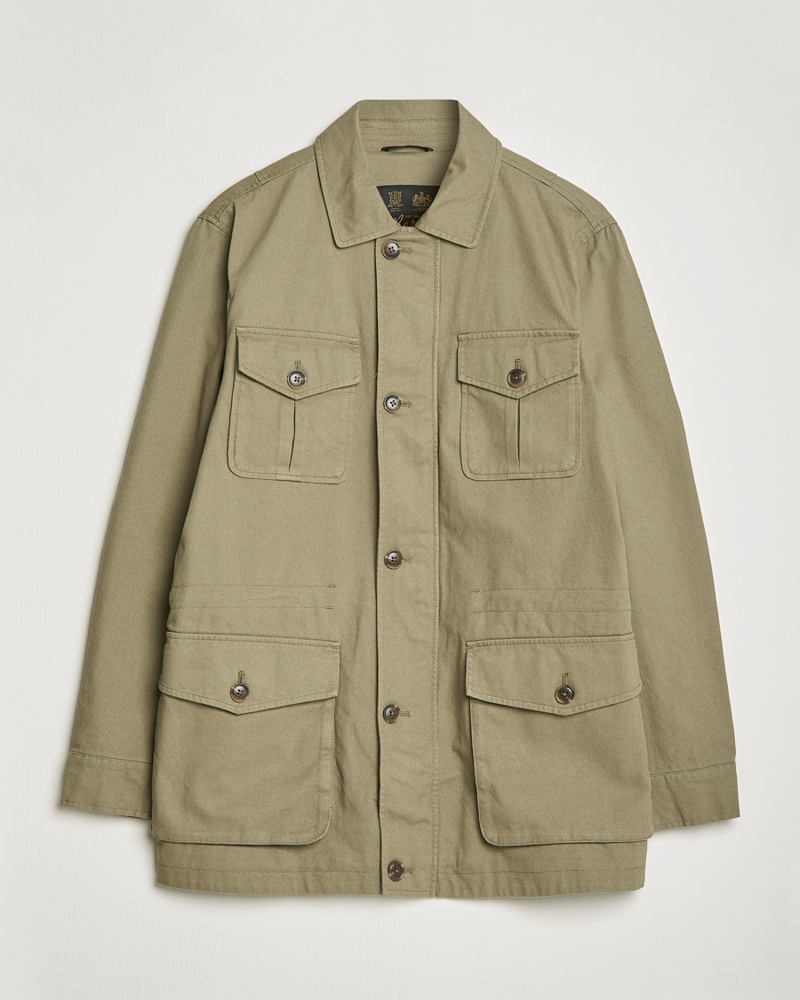 Herren | Jacken | Morris | Amira Cotton Sand Field Jacket Olive