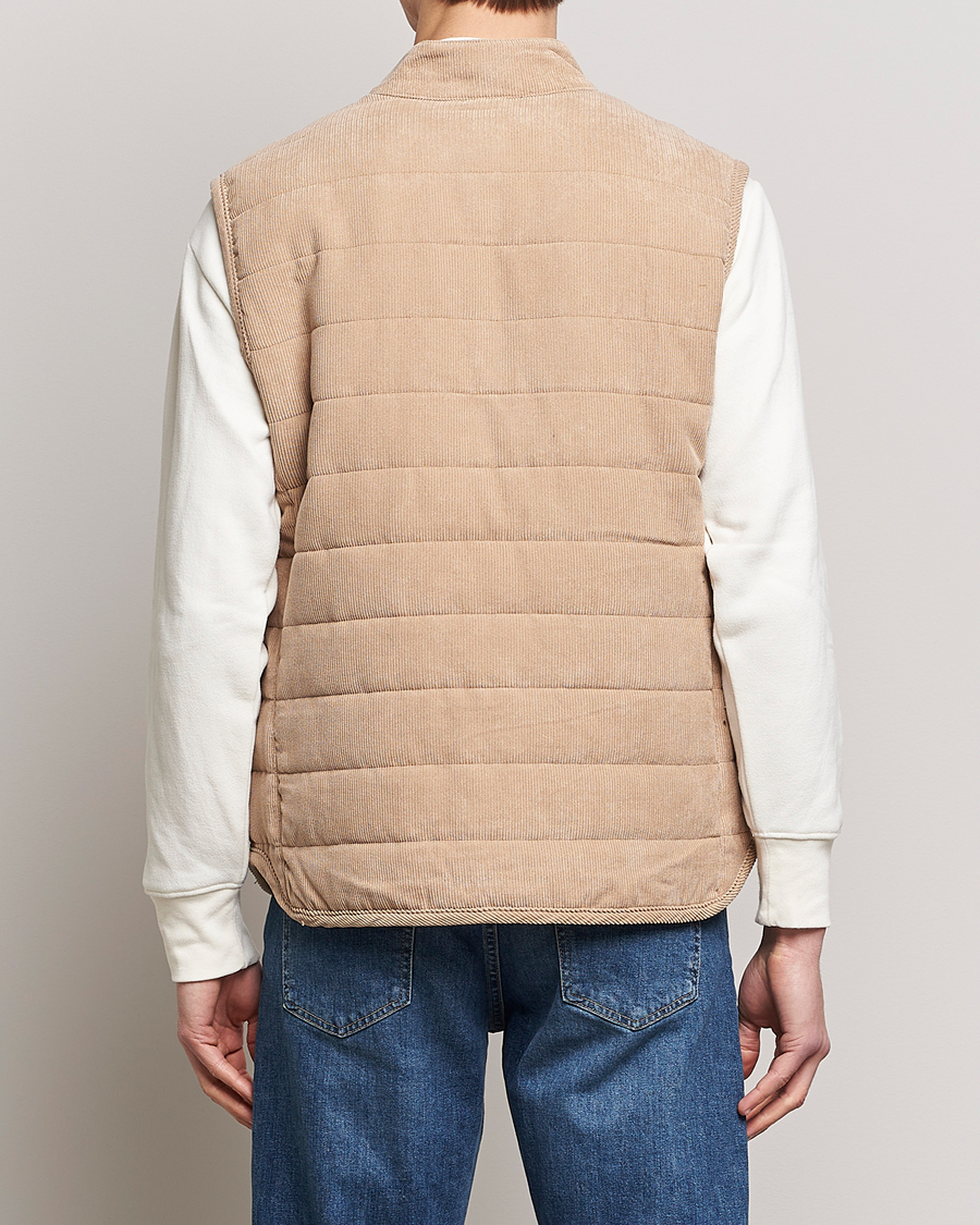 Herren | Westen | Morris | Woburn Baby Cord Vest Beige