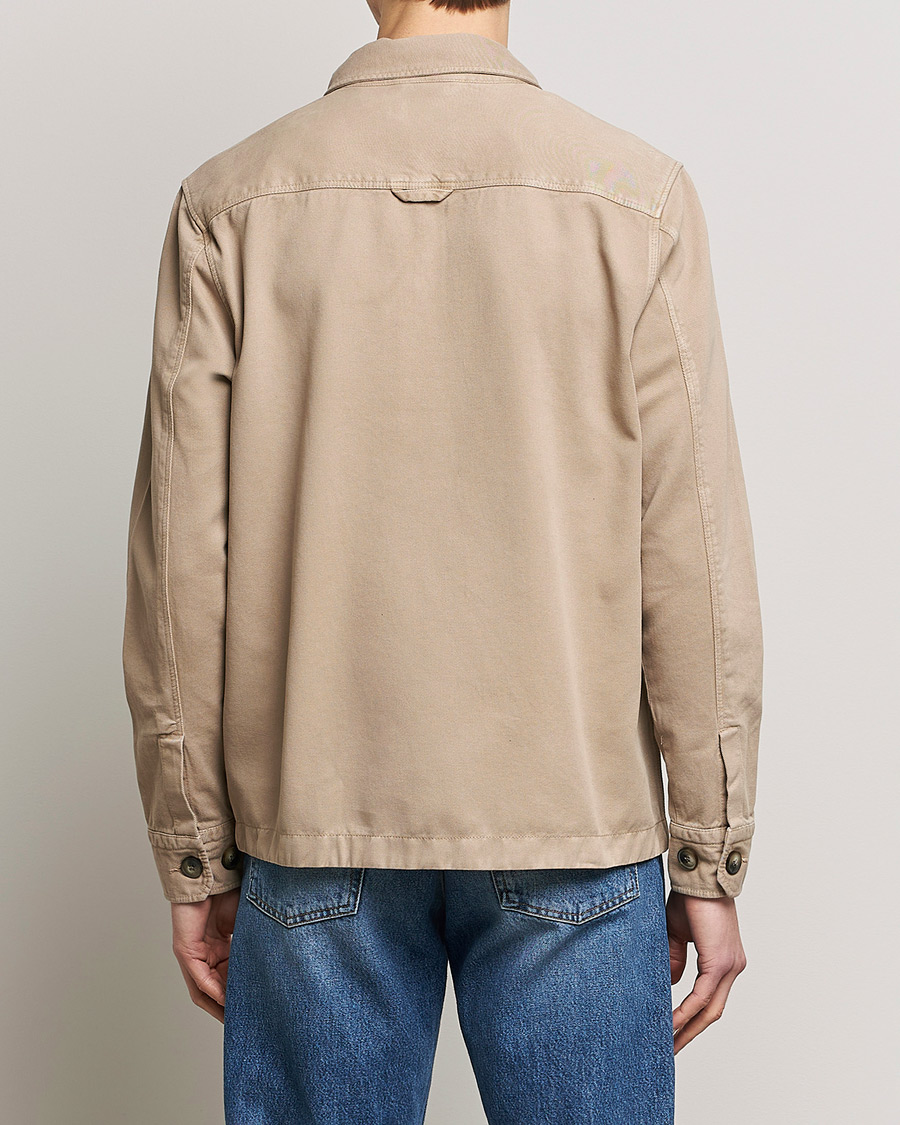 Herren | Hemden | Morris | Brayden Zip Overshirt Khaki