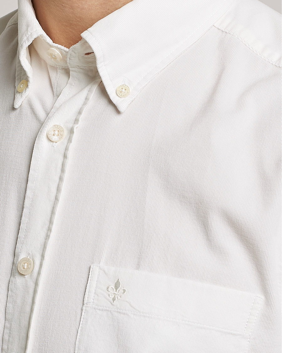 Herren | Hemden | Morris | Summer Corduroy Shirt Off White