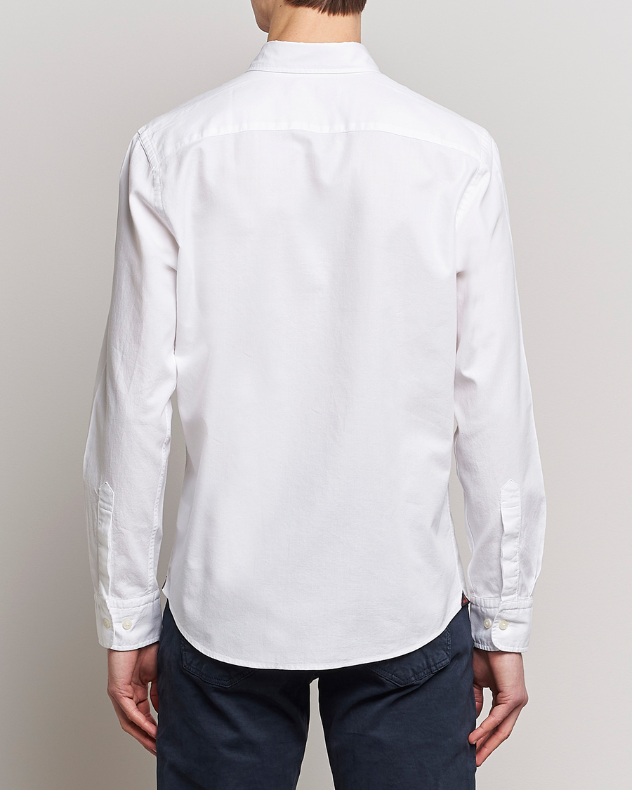 Herren | Hemden | Morris | Structured Washed Button Down Shirt White
