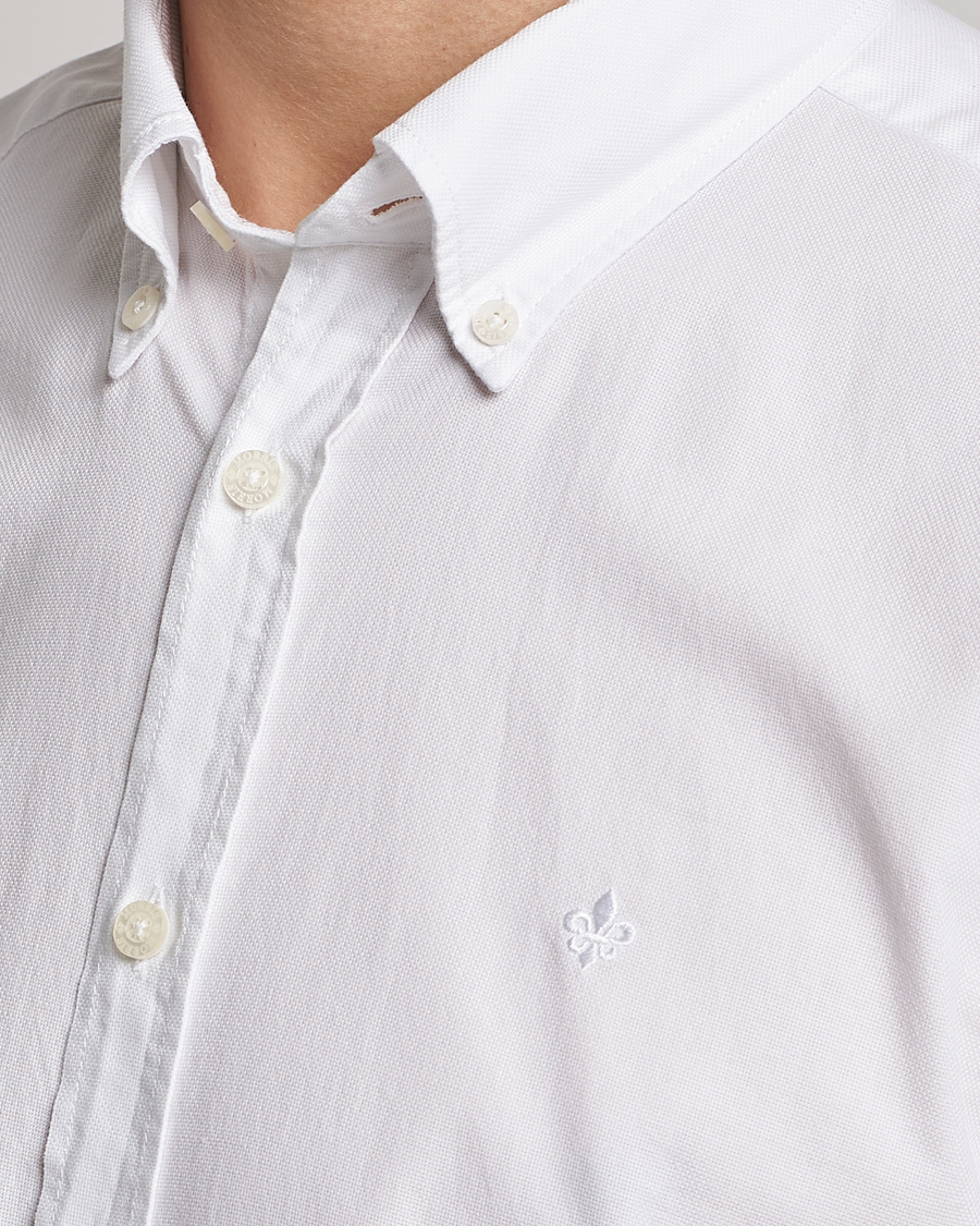 Herren | Hemden | Morris | Structured Washed Button Down Shirt White
