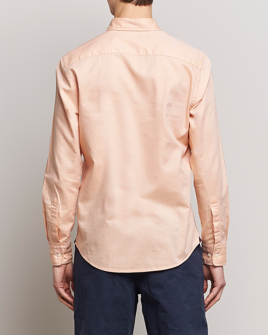 Herren | Hemden | Morris | Structured Washed Button Down Shirt Orange