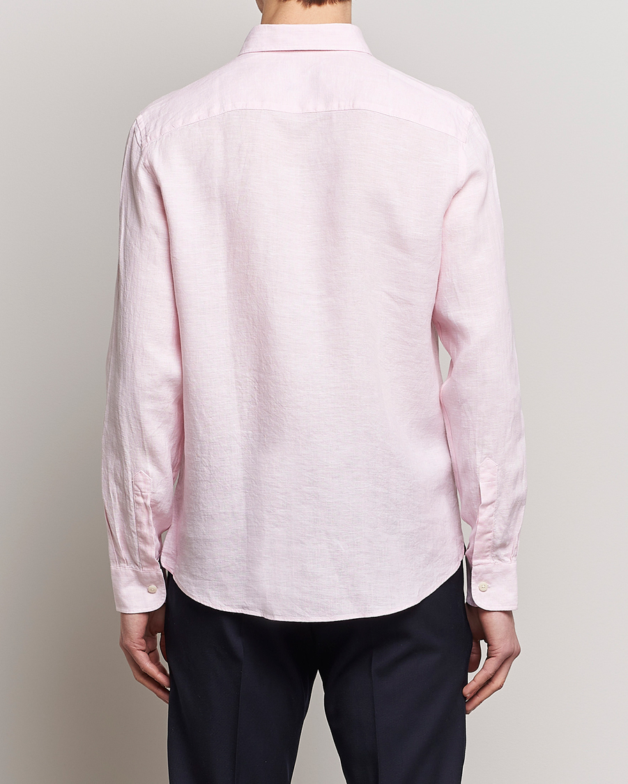 Herren | Hemden | Morris | Douglas Button Down Linen Shirt Pink