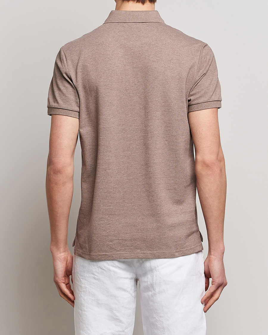 Herren | Poloshirts | Morris | New Pique Light Brown Melange