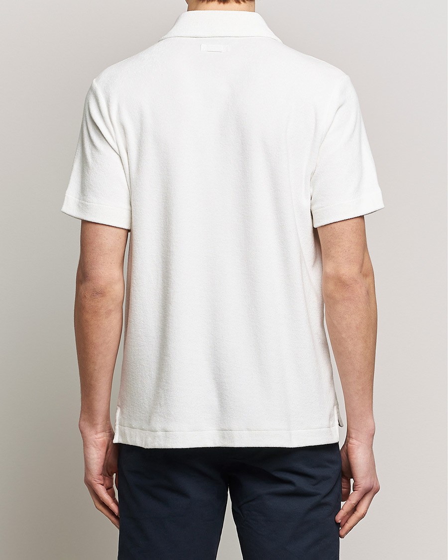 Herren | Hemden | Morris | Hunter Terry Short Sleeve Shirt Off White