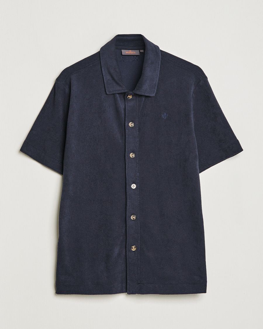 Herren | Hemden | Morris | Hunter Terry Short Sleeve Shirt Old Blue