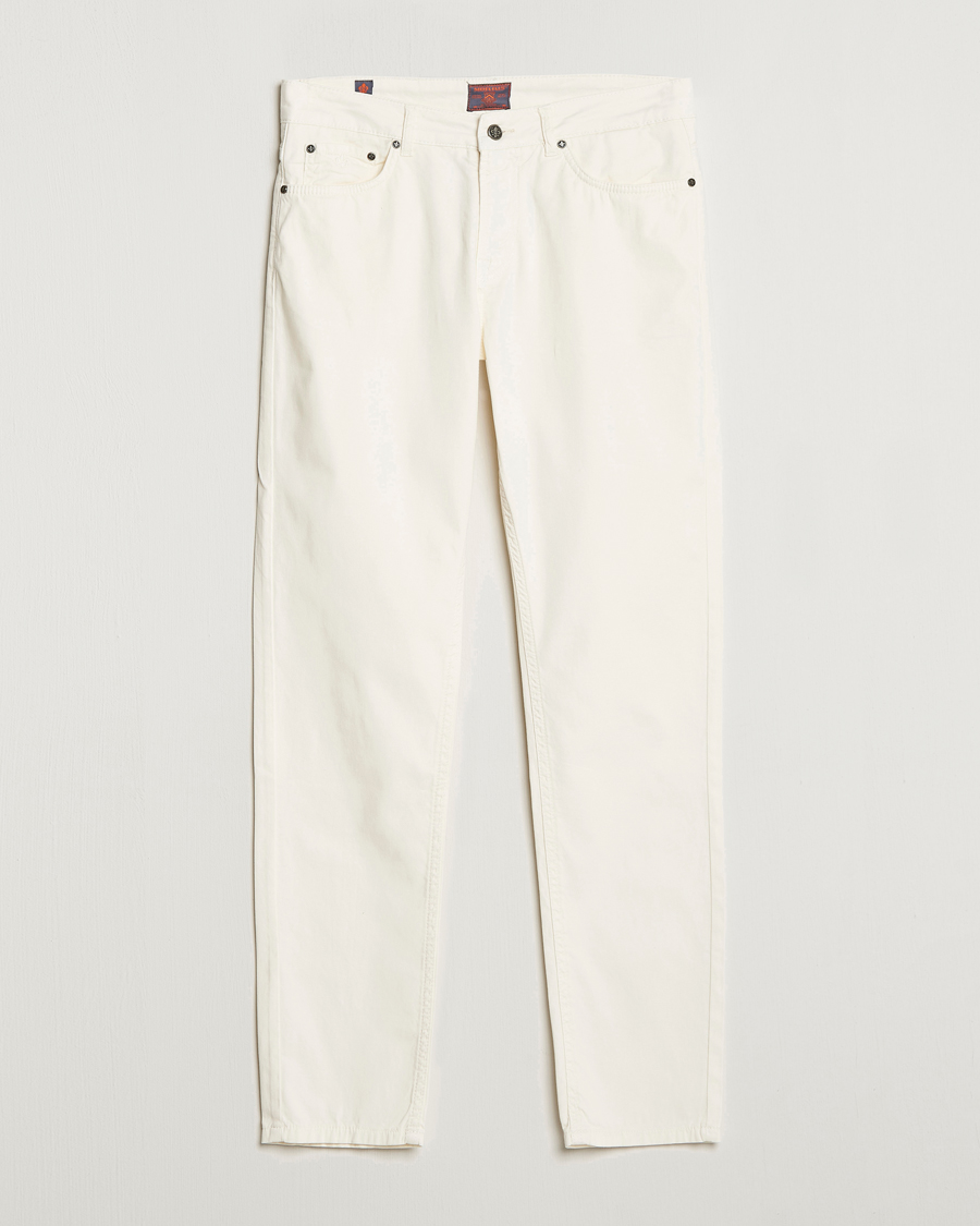 Herren | Hosen | Morris | James Structured 5-Pocket Trousers White