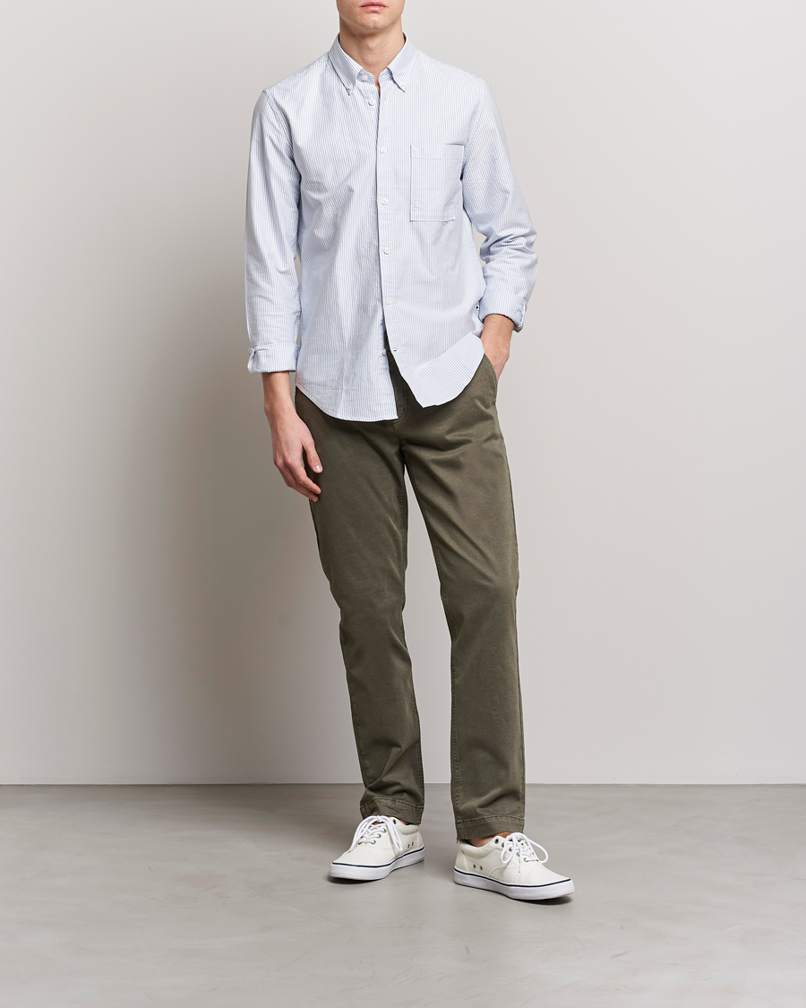 Herren | Hosen | Morris | Jeffrey Brushed Chinos Olive