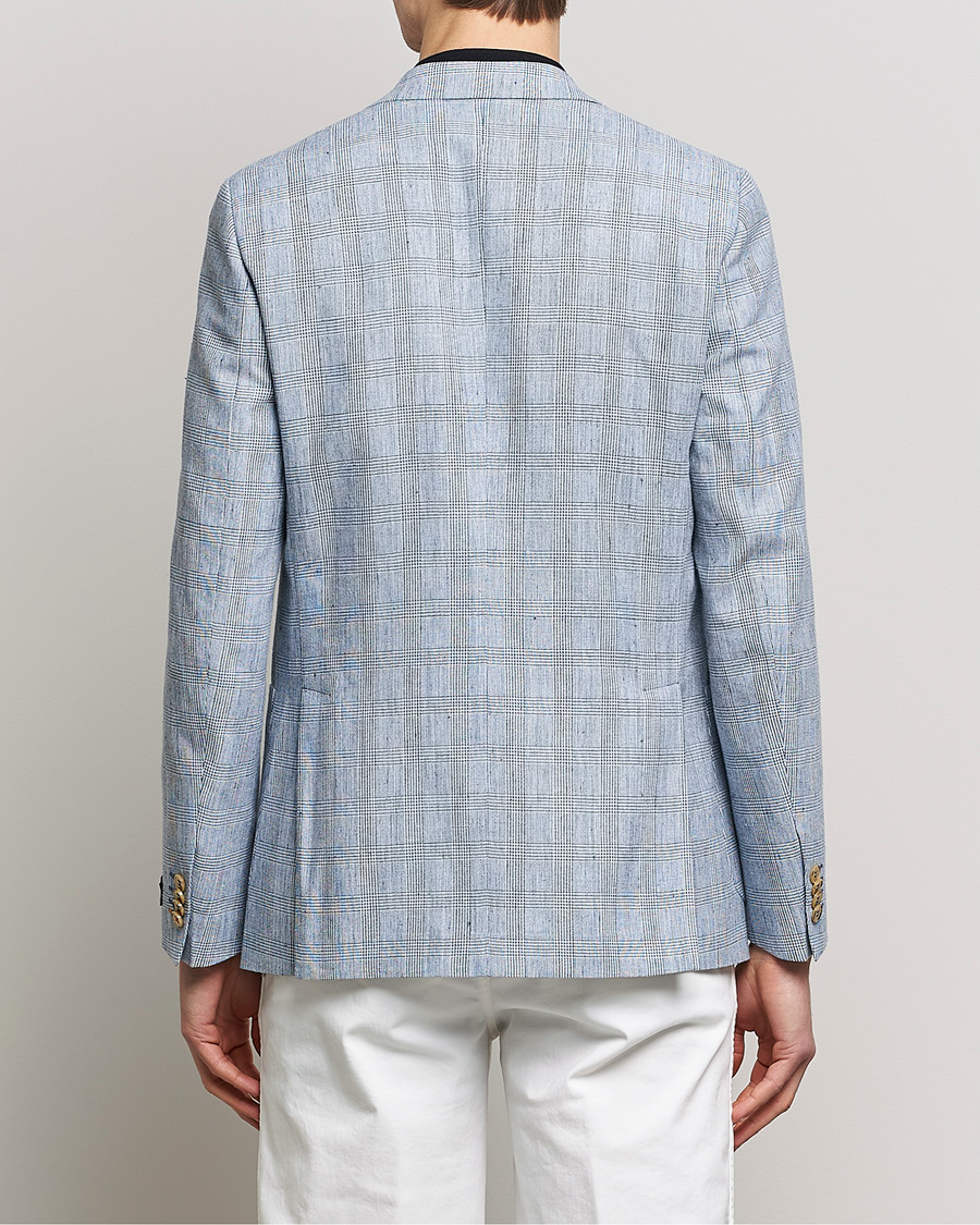 Herren | Sakkos | Morris | Archie Glencheck Cotton Blazer Blue