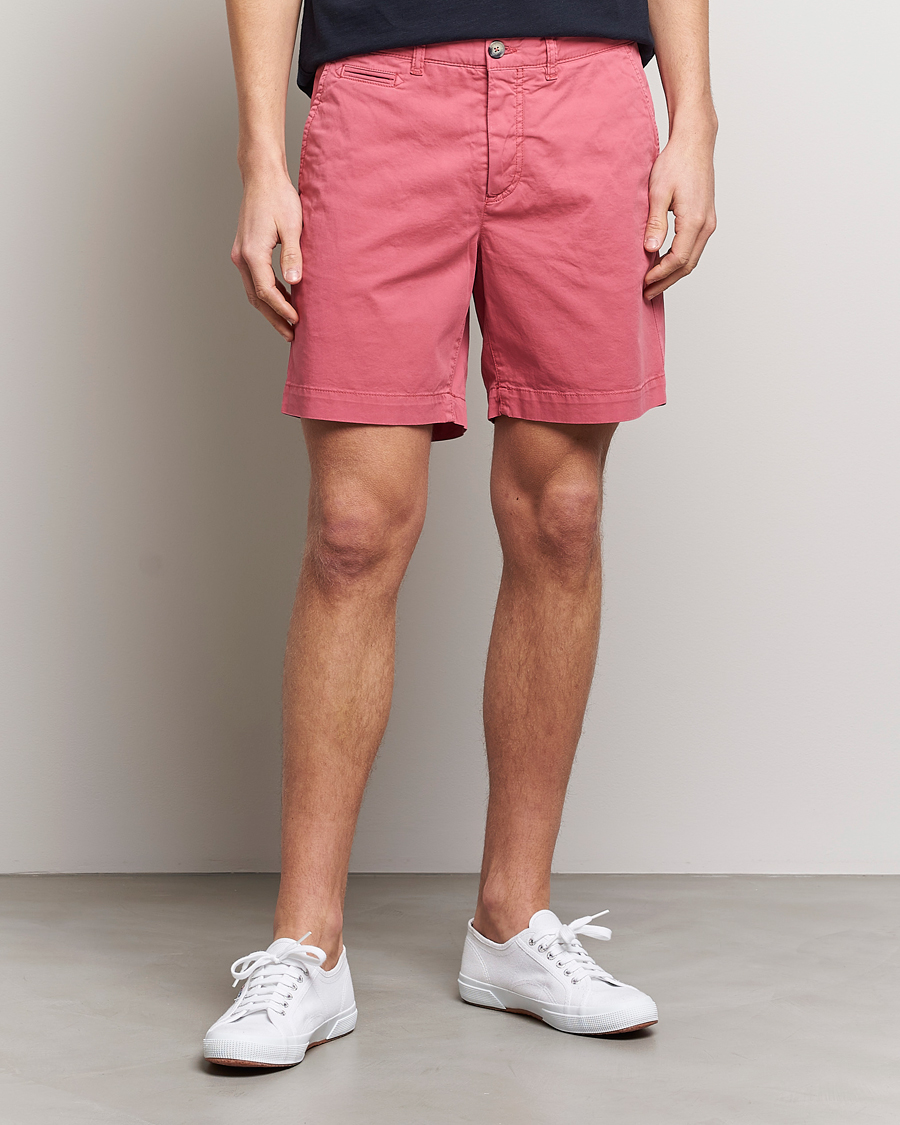 Herren | Shorts | Morris | Light Twill Chino Shorts Red