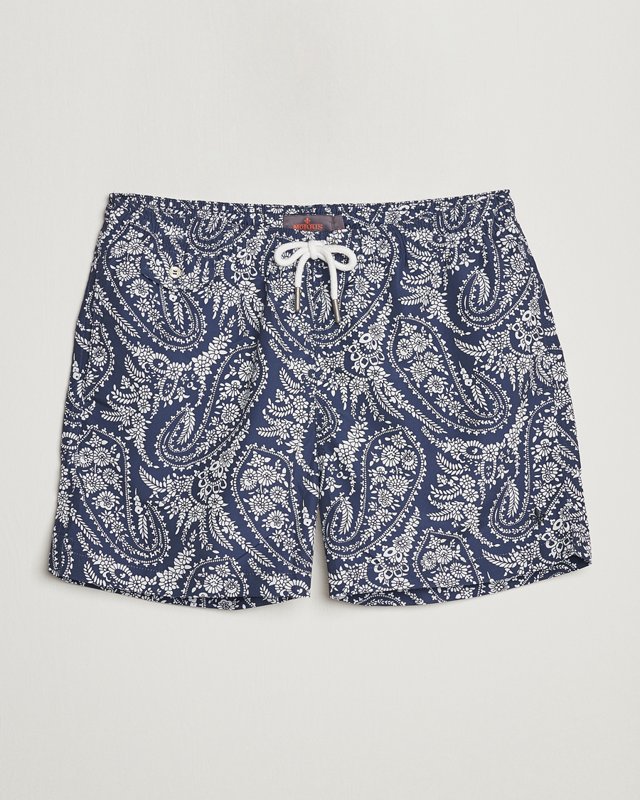 Herren | Badehosen | Morris | Paisley Bathing Trunks Navy