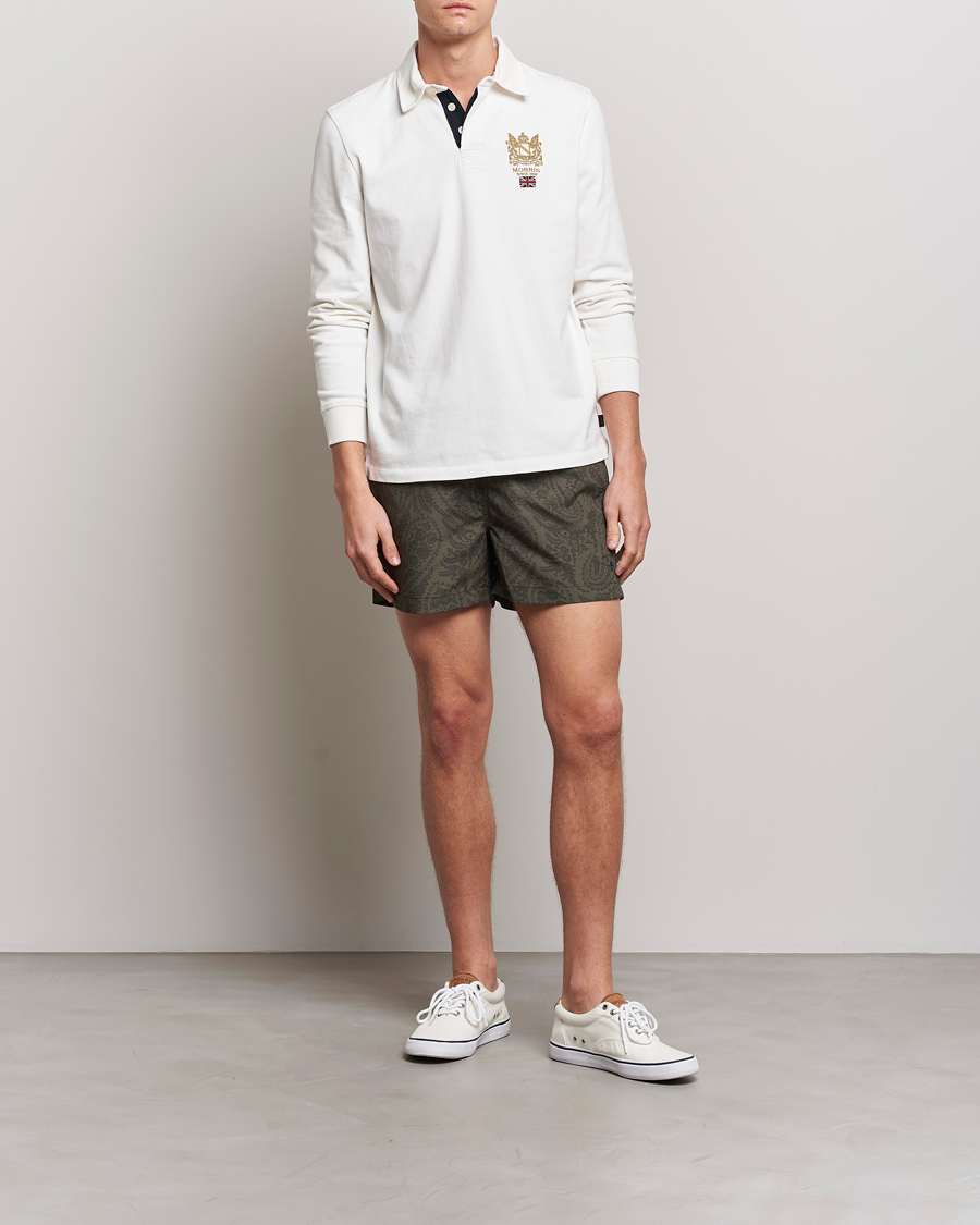 Herren | Badehosen | Morris | Paisley Bathing Trunks Olive