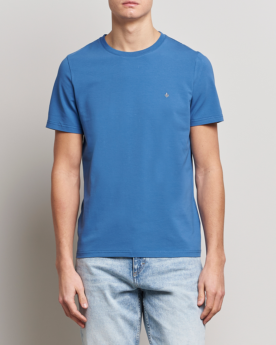 Herren | T-Shirts | Morris | James Cotton T-Shirt Blue