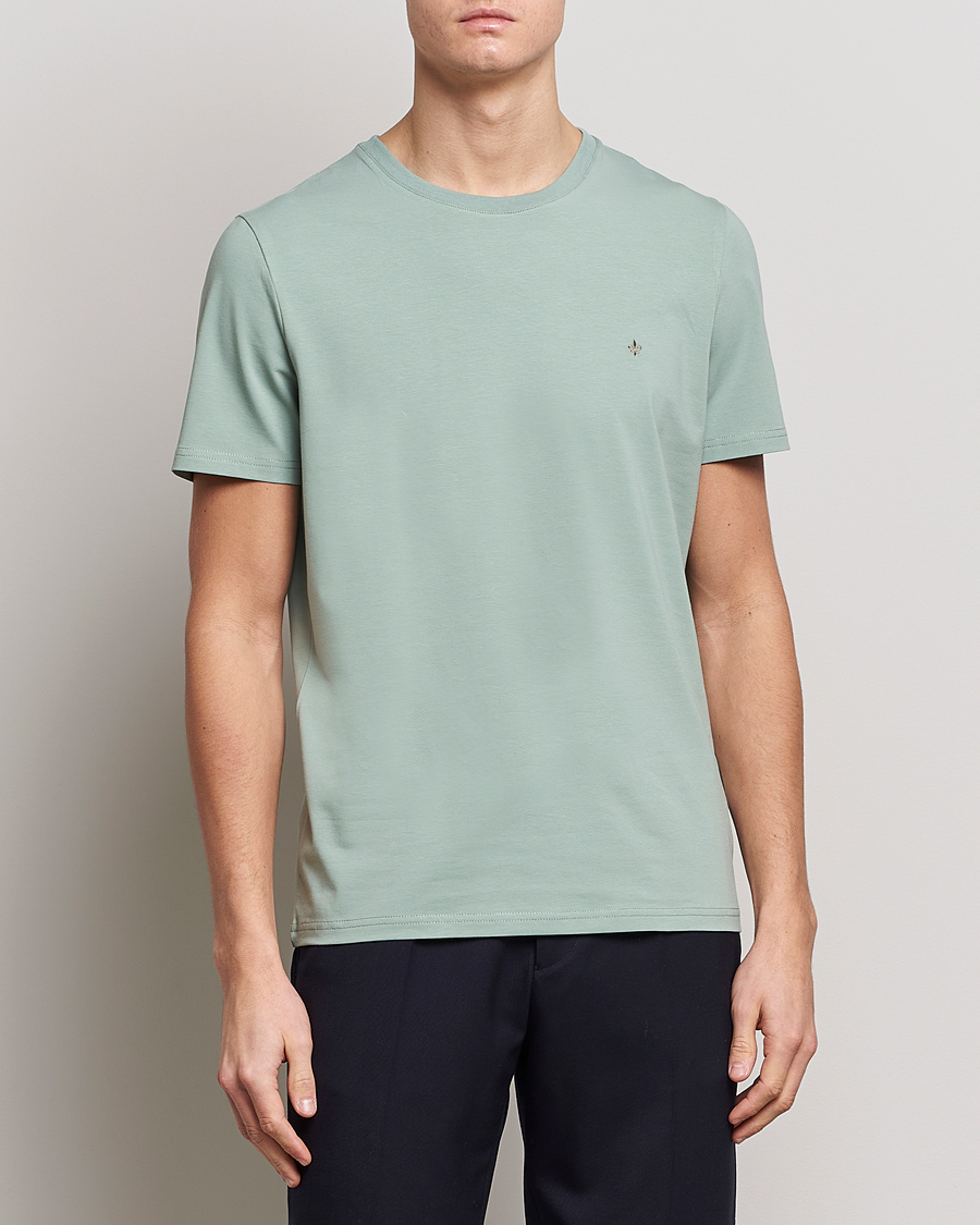 Herren | T-Shirts | Morris | James Cotton T-Shirt Green