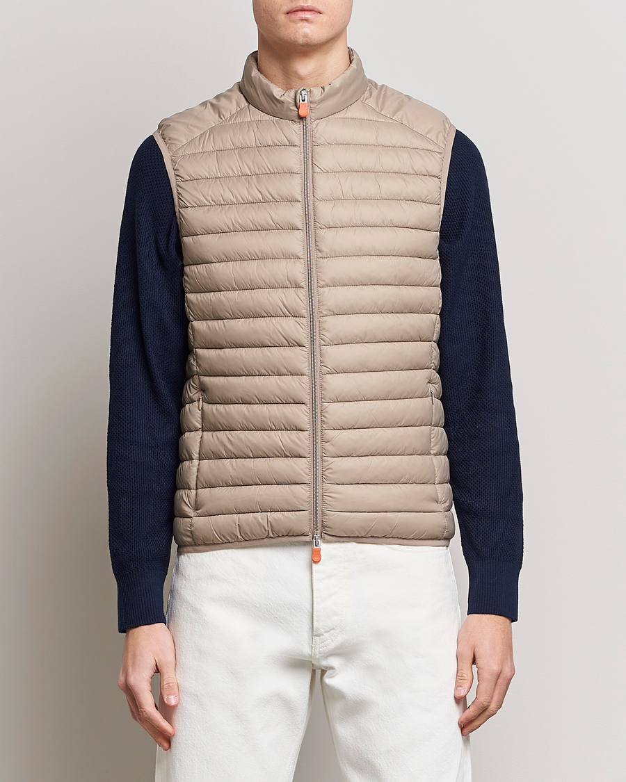 Herren | Westen | Save The Duck | Adamus Lightweight Padded Vest Dune Beige