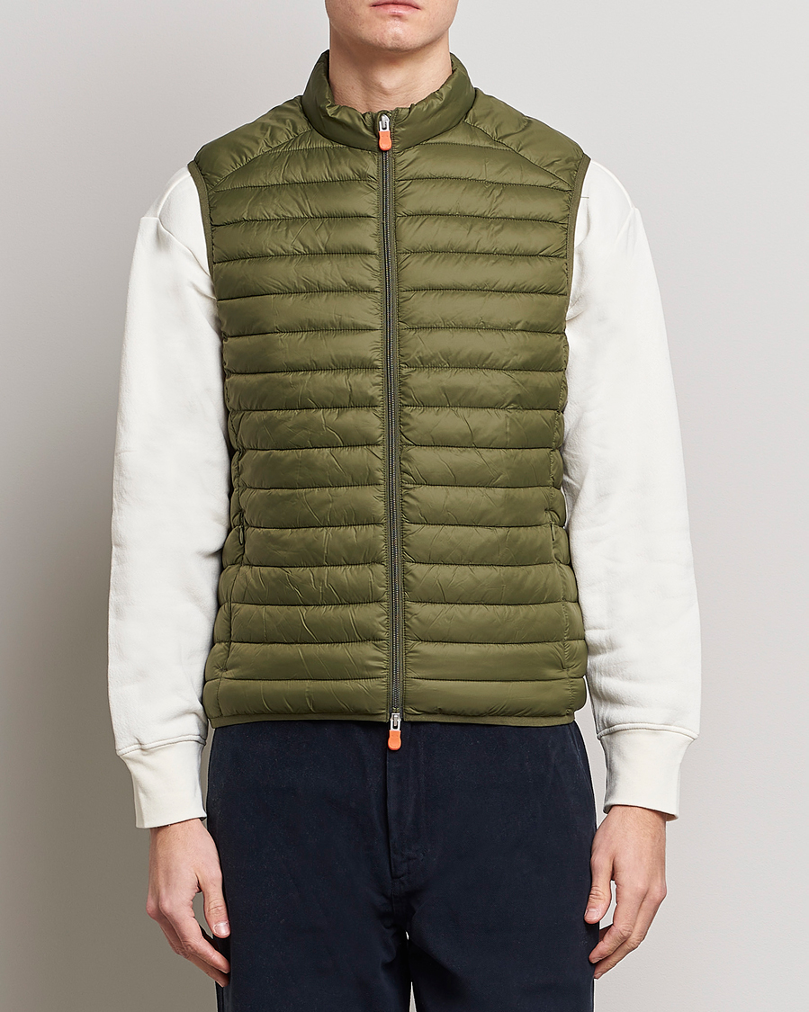 Herren | Westen | Save The Duck | Adamus Lightweight Padded Vest Dusty Olive