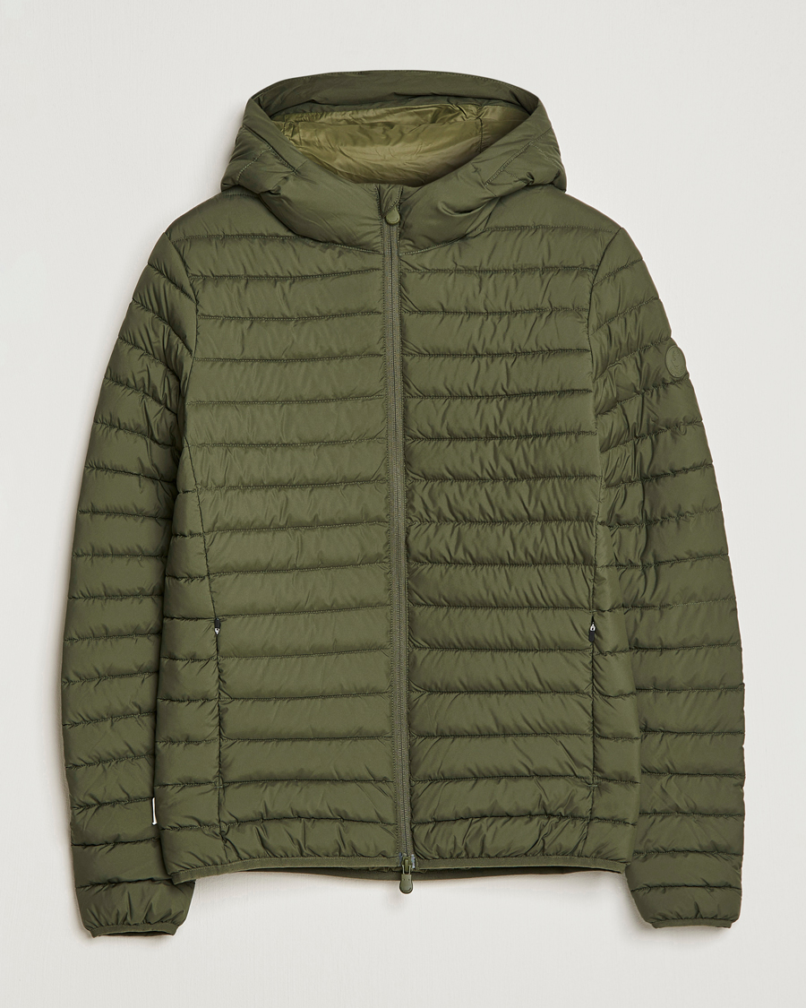 Herren | Jacken | Save The Duck | Luke Lightweight Matt Padded Hood Jacket Dusty Olive