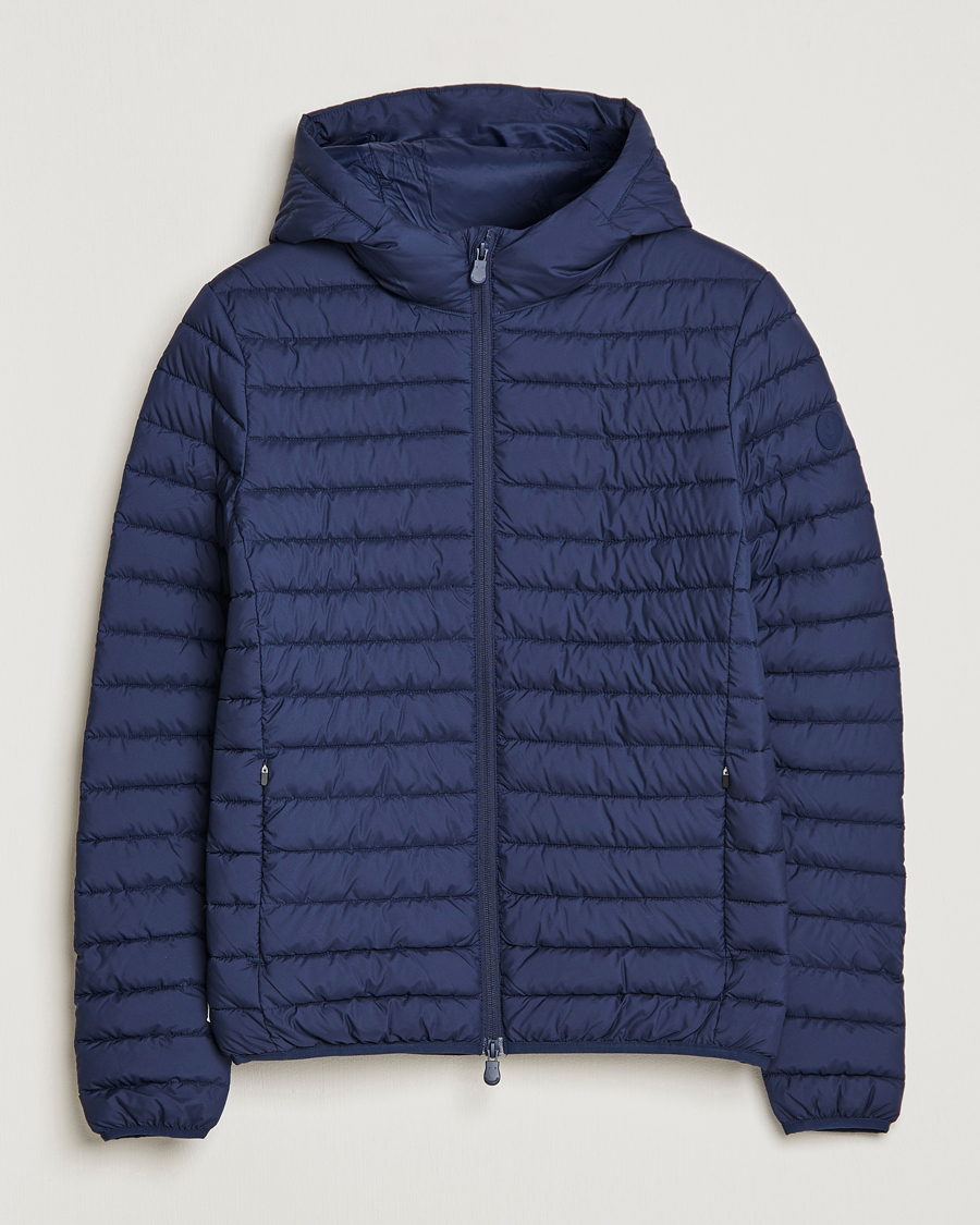 Herren | Jacken | Save The Duck | Luke Lightweight Matt Padded Hood Jacket Navy Blue