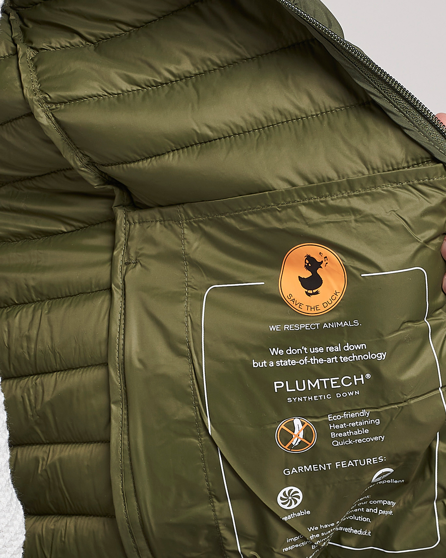 Herren | Westen | Save The Duck | Leonard Lightweight Matt Padded Vest Dusty Olive