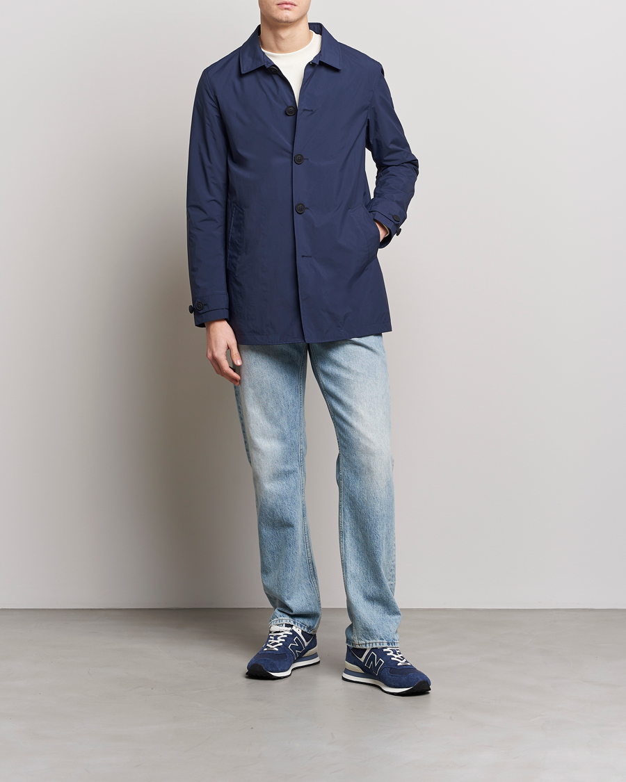 Herren | Jacken | Save The Duck | Hamilton Recycled Nylon Coat Navy Blue