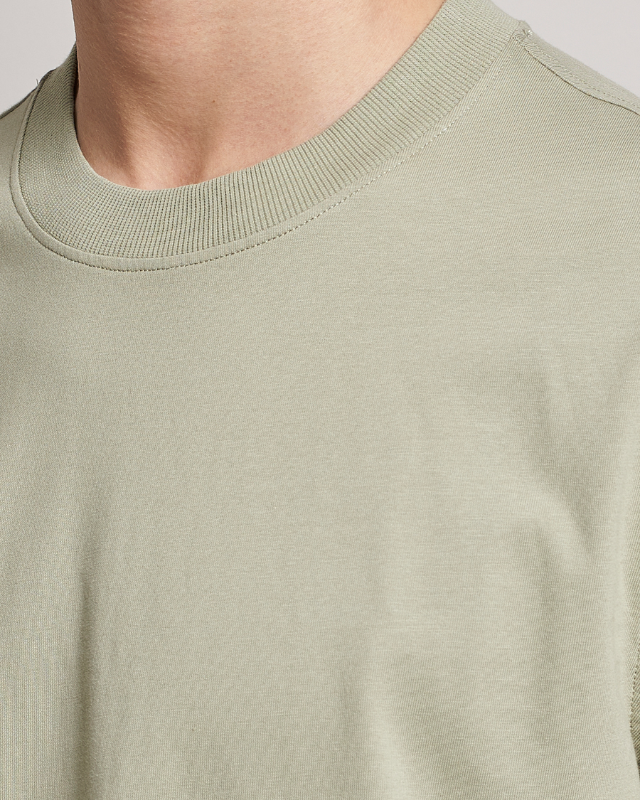 Herren | T-Shirts | NN07 | Adam Pima Crew Neck T-Shirt Pale Green