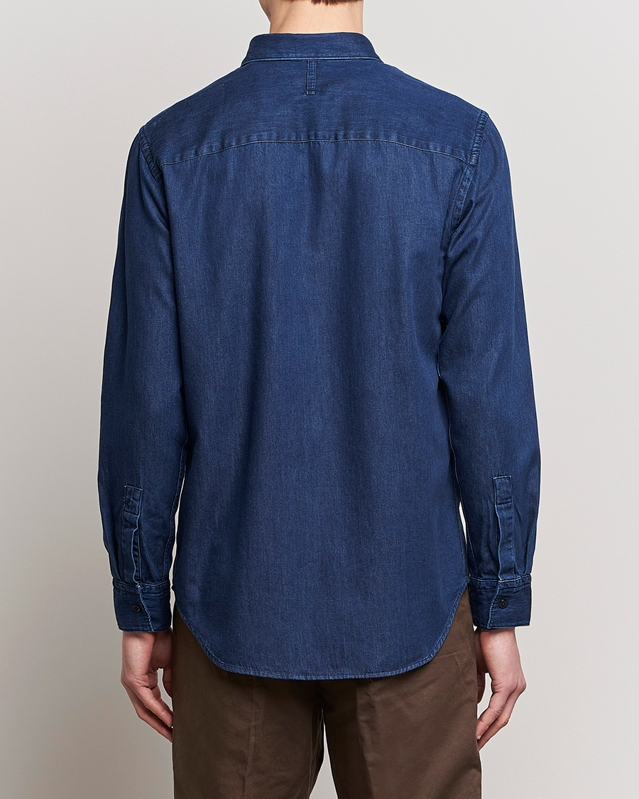 Herren | Hemden | NN07 | Cohen Tencel Denim Shirt Dark Indigo