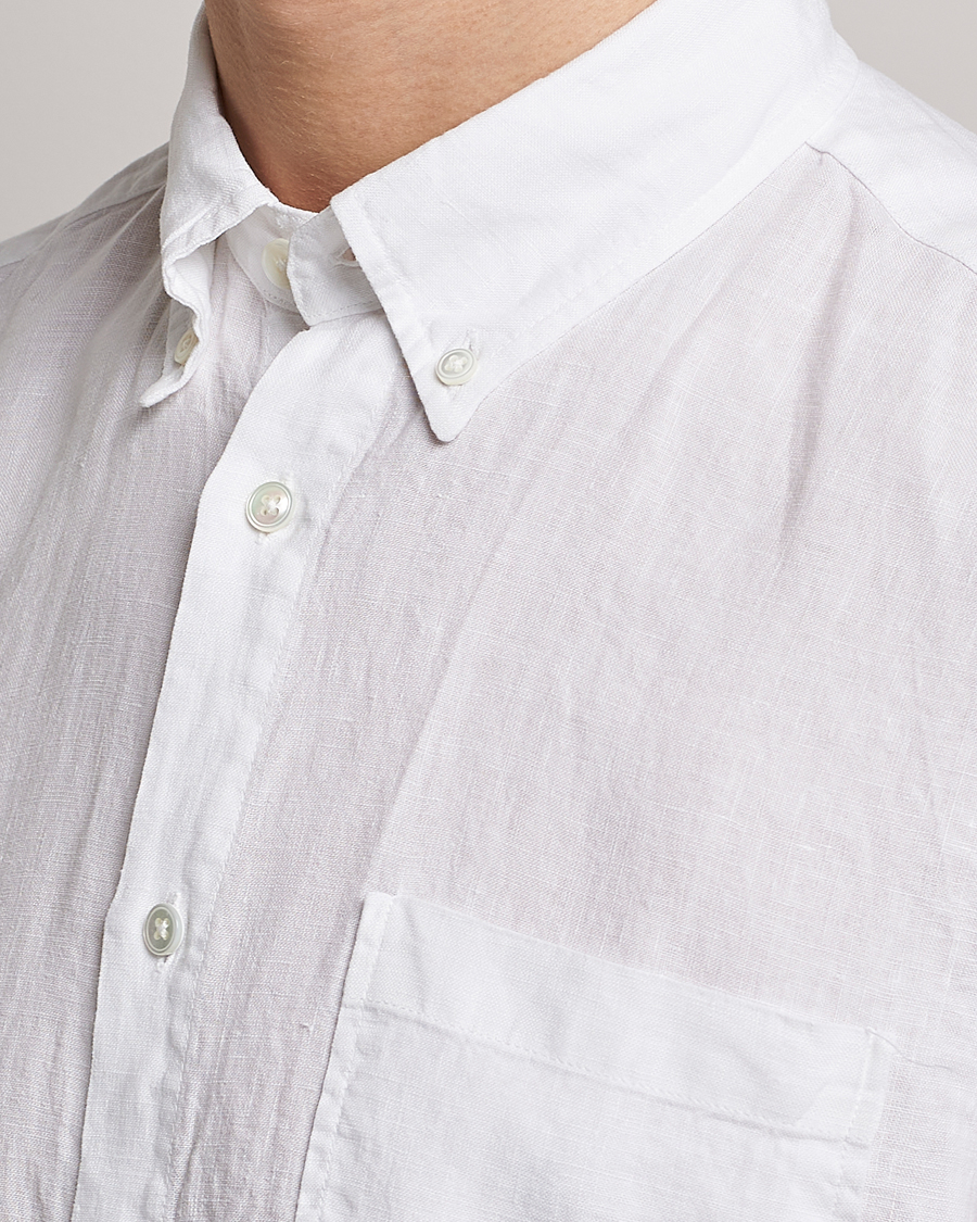 Herren | Hemden | NN07 | Arne Linen Shirt White