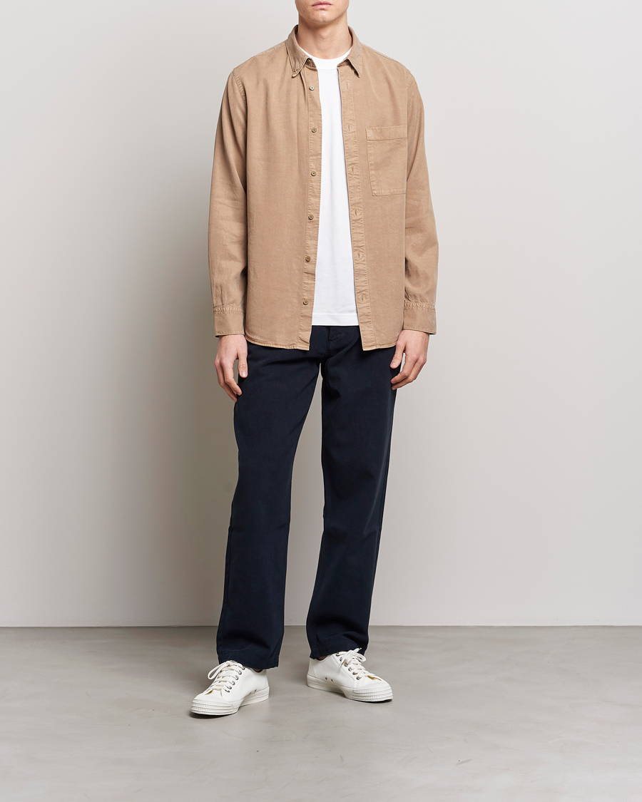 Herren | Hemden | NN07 | Cohen Tencel Shirt Greige