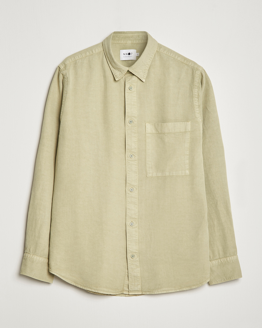 Herren | Hemden | NN07 | Cohen Tencel Shirt Pale Green