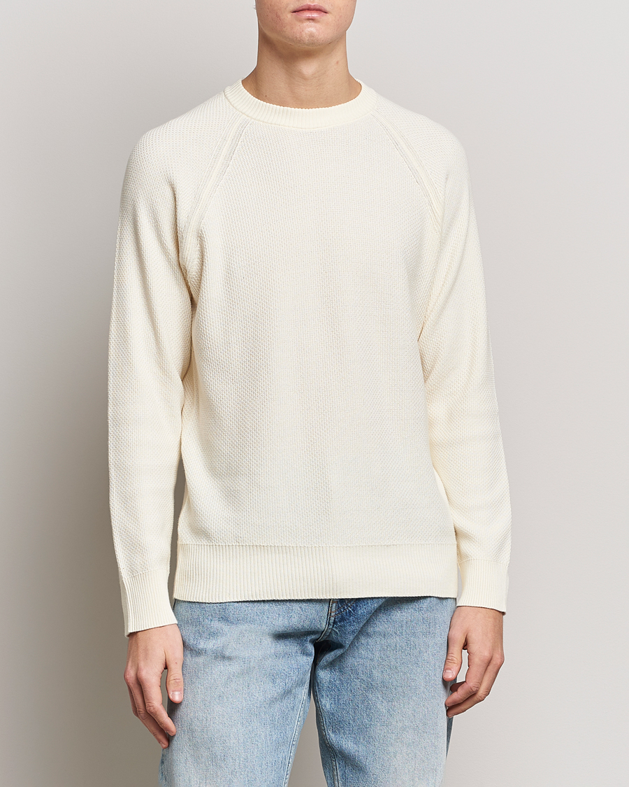 Herren | Pullover | NN07 | Brandon Cotton Knitted Sweater Ecru