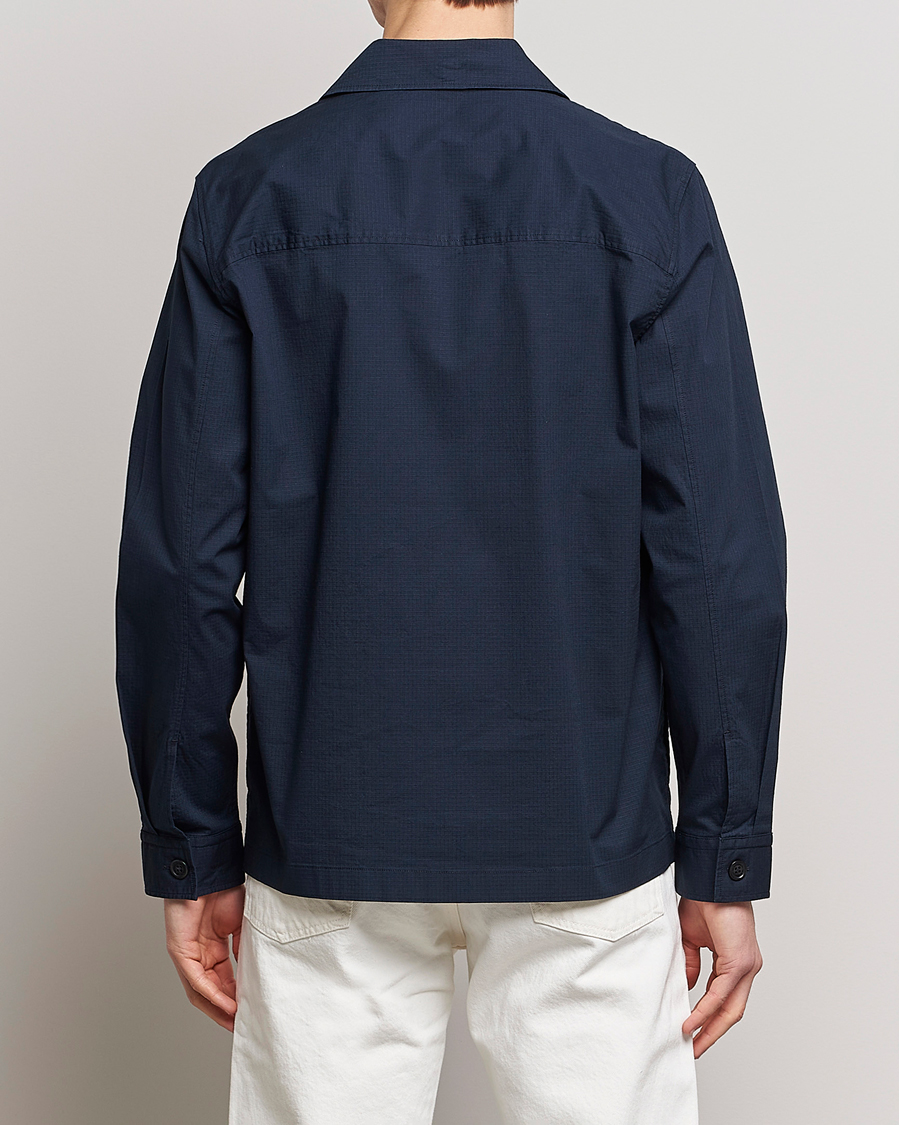 Herren | Hemden | NN07 | Wilas Ripstop Overshirt Navy Blue