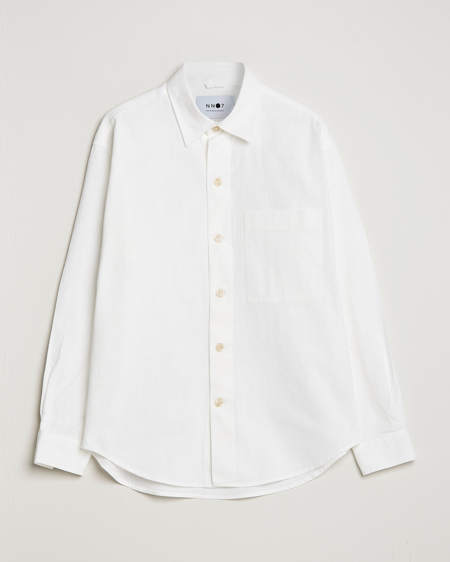 Herren | Hemden | NN07 | Adwin Cotton Pocket Shirt Off White
