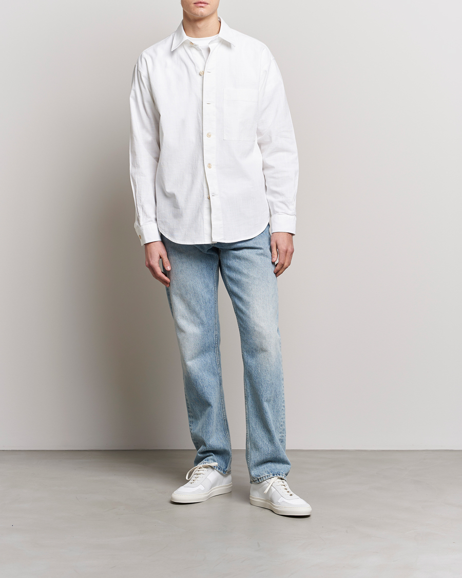 Herren | Hemden | NN07 | Adwin Cotton Pocket Shirt Off White