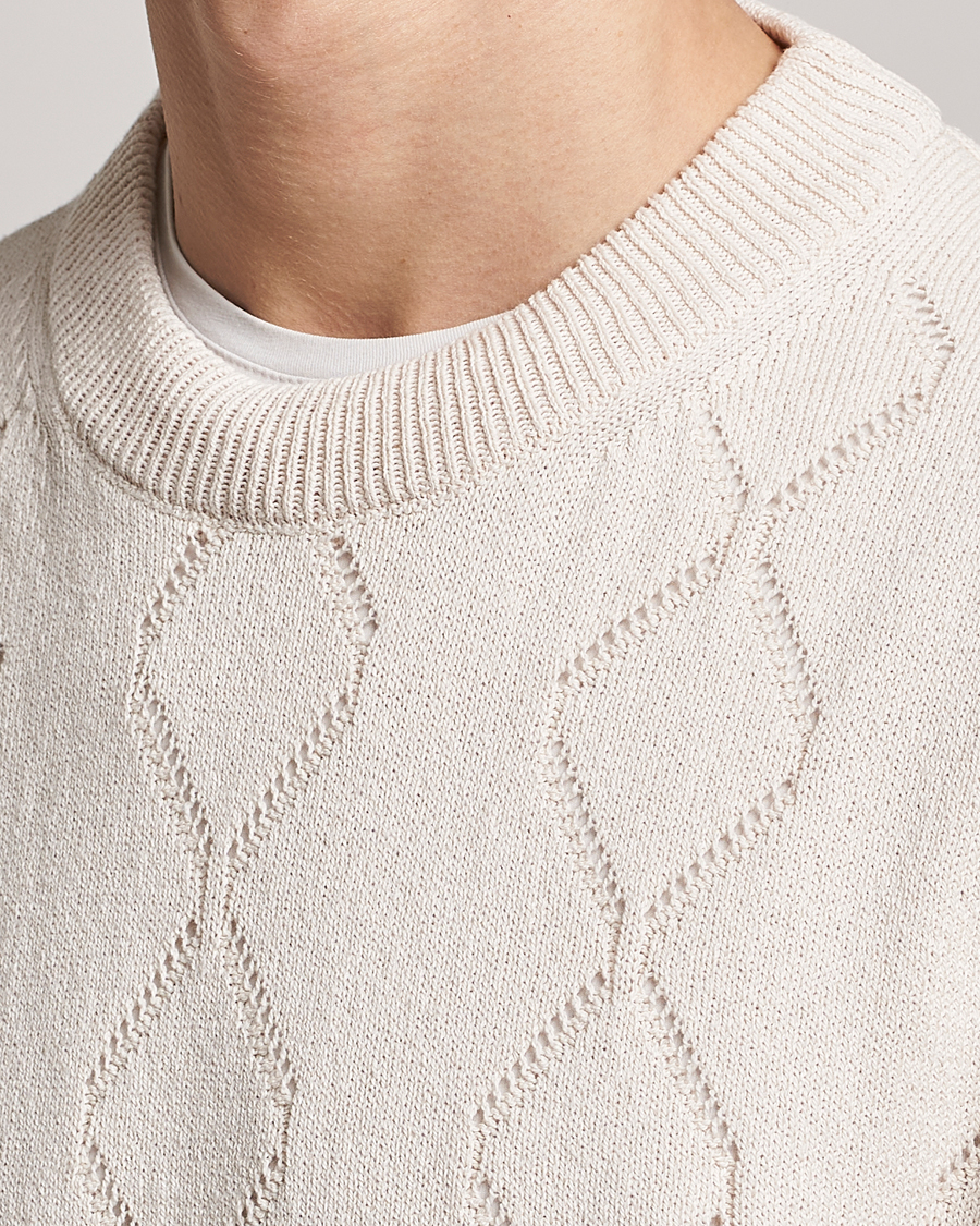 Herren | Pullover | NN07 | Crew Neck Vest Ecru