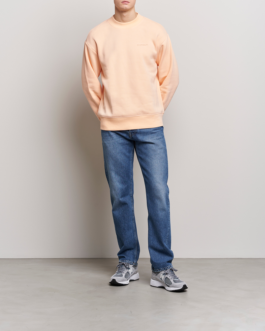 Herren | Pullover | NN07 | Briggs Mock Neck Sweater Prairy Sunset