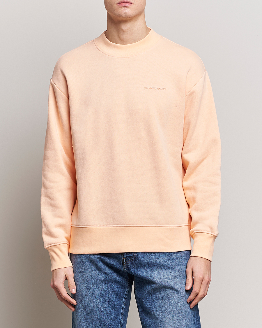 Herren | Pullover | NN07 | Briggs Mock Neck Sweater Prairy Sunset