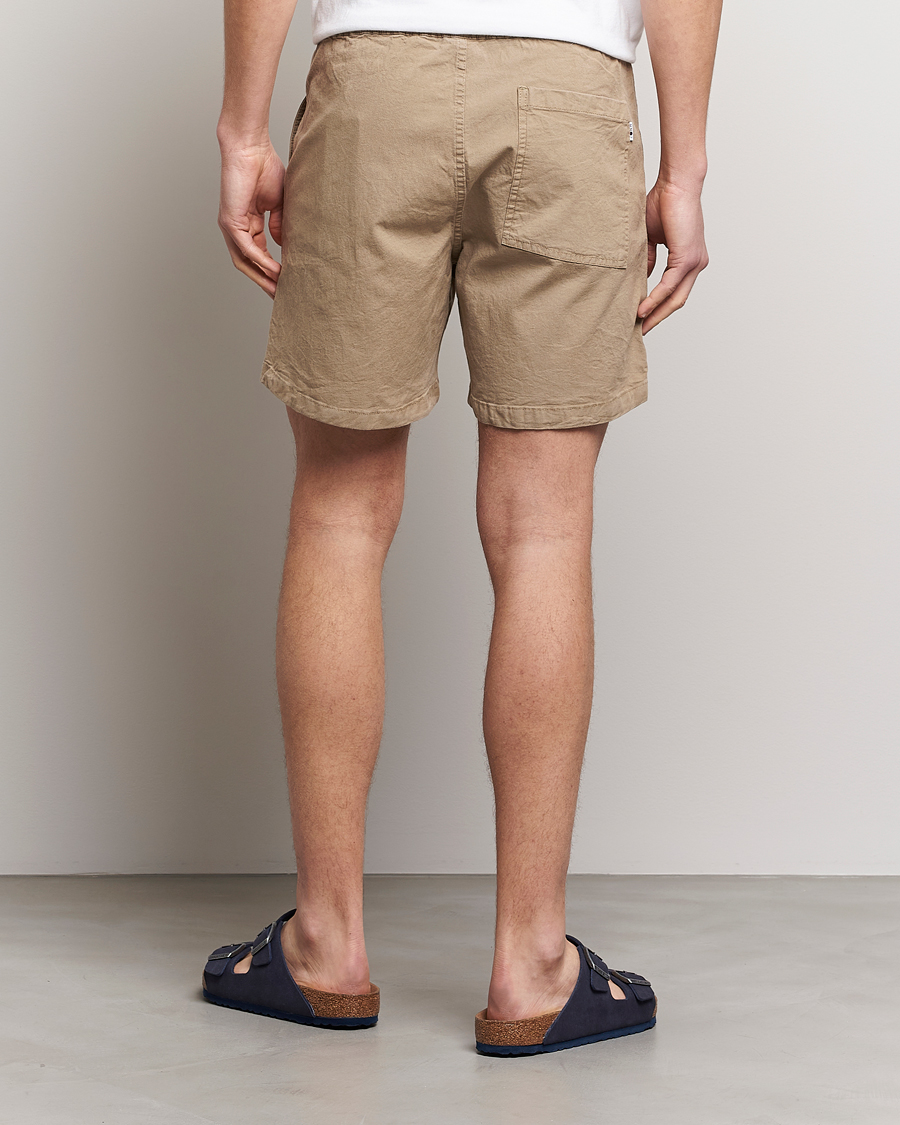 Herren | Shorts | NN07 | Gregor Tencel Drawstring Shorts Greige