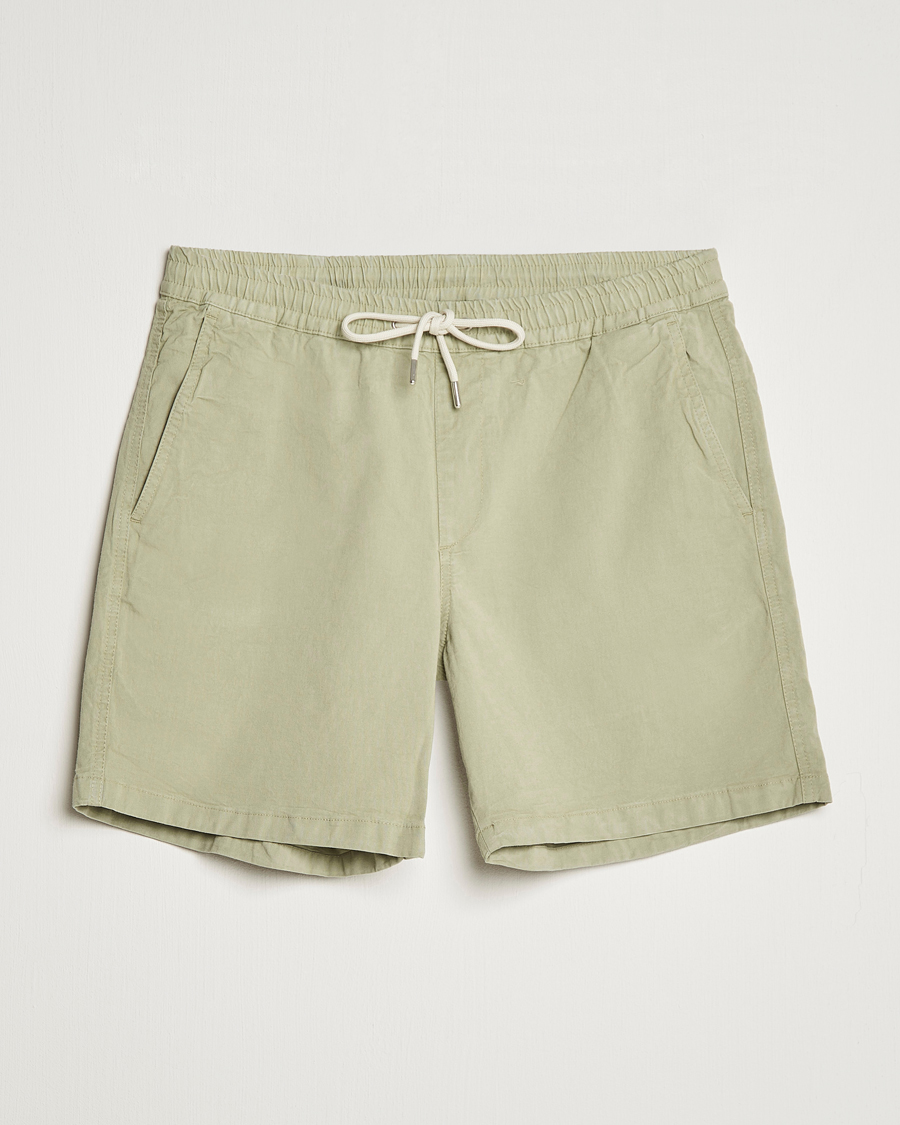 Herren | Shorts | NN07 | Gregor Tencel Drawstring Shorts Pale Green