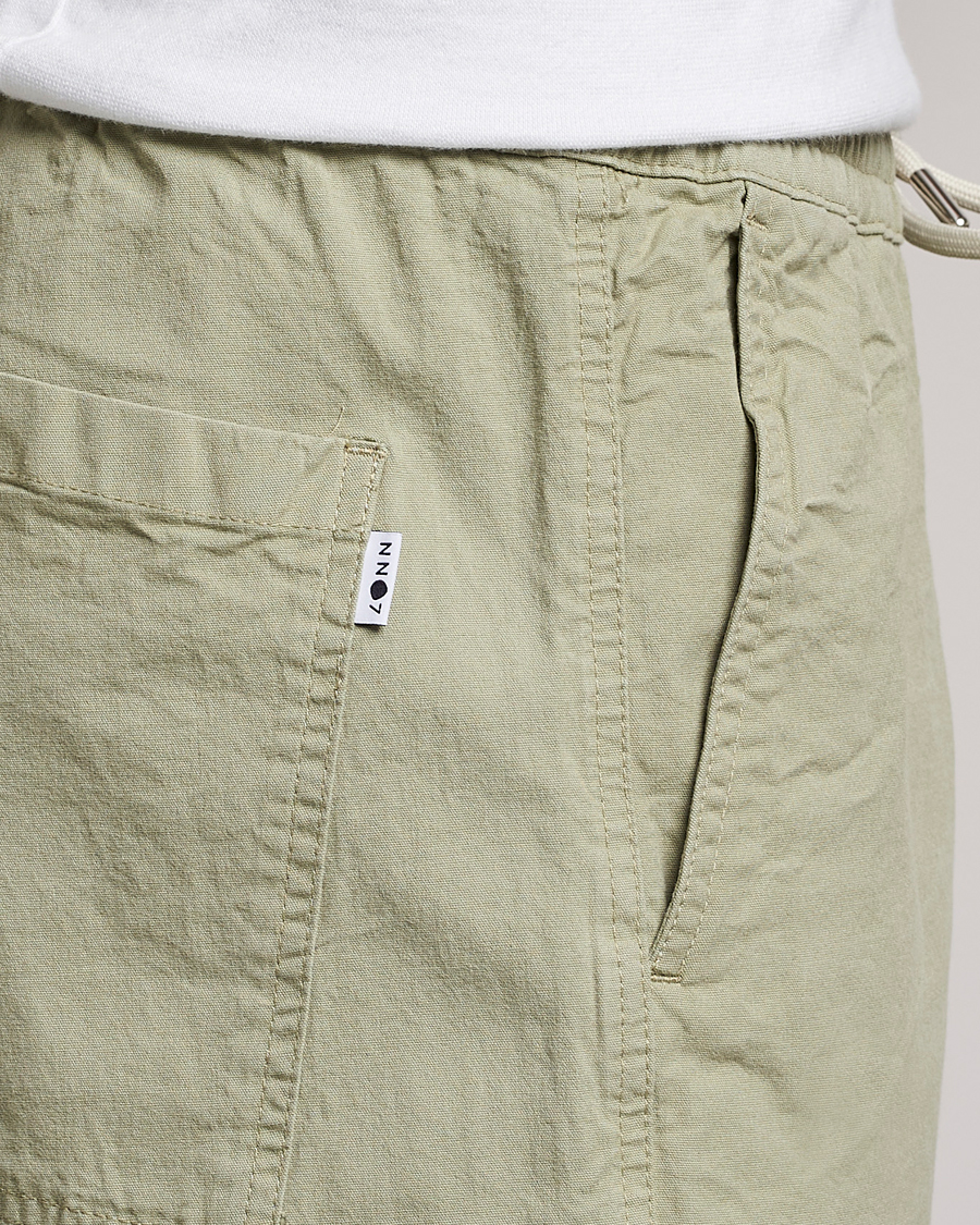 Herren | Shorts | NN07 | Gregor Tencel Drawstring Shorts Pale Green