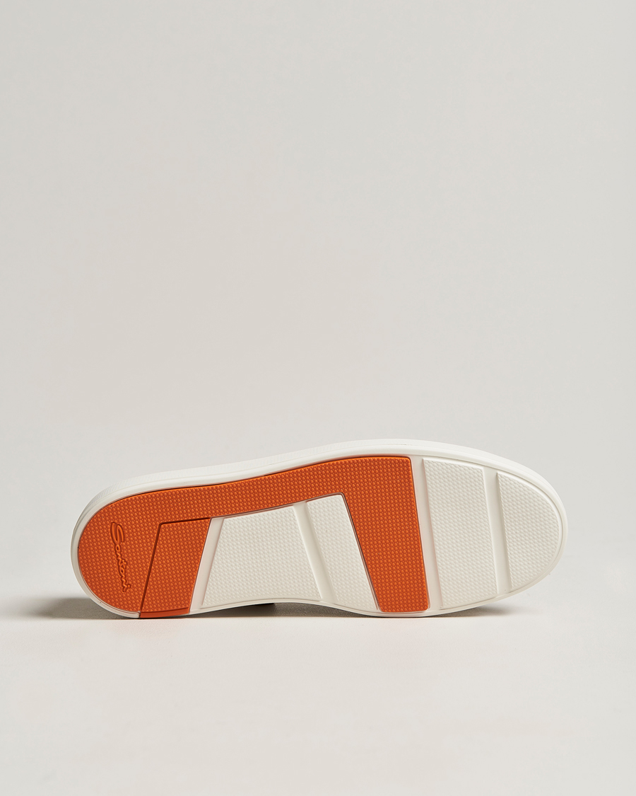 Herren | Santoni Lacetto Slip On  Dark Brown Suede | Santoni | Lacetto Slip On  Dark Brown Suede